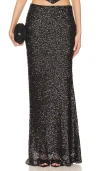 Nbd Neveah Maxi Skirt In Black