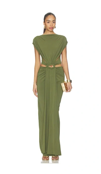 Nbd Nicolette Gown In Green
