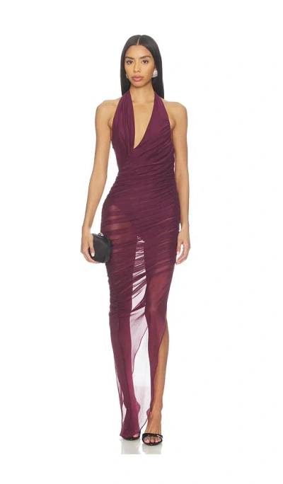 Nbd Noam Maxi Dress In Purple