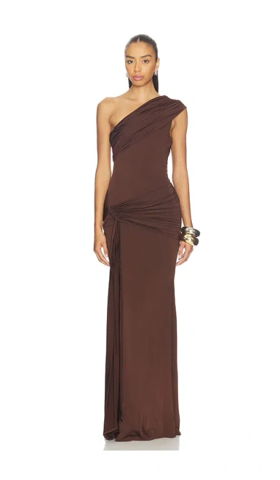 Nbd Rani Gown In Brown