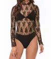 Nbd Raylynn Bodysuit In Black In Black