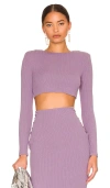 Nbd Rory Top In Lavender