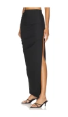 Nbd Sandy Maxi Skirt In 黑色