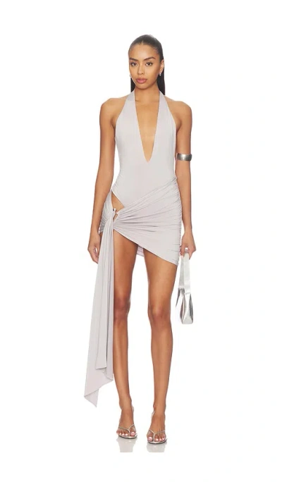 Nbd Sarover Mini Dress In Neutral