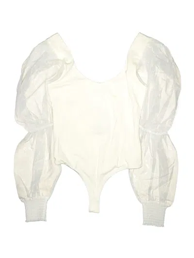 Nbd Sleeveless Blouse In White