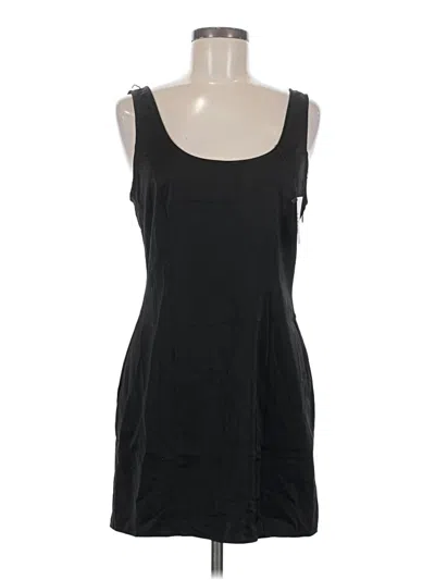 Pre-owned Nbd Sleeveless Top Black Scoop Neck Tops
