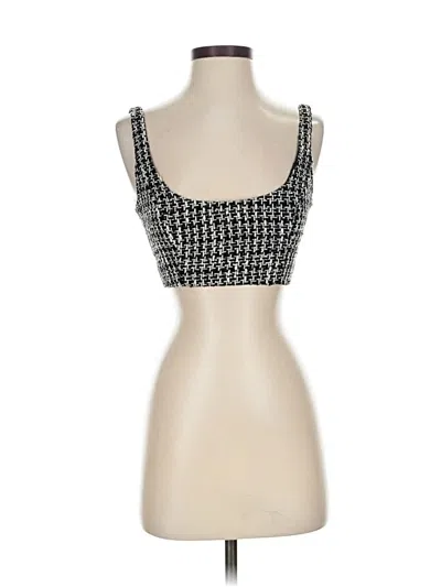 Pre-owned Nbd Sleeveless Top Black Square Neckline Tops