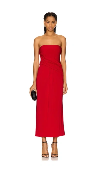 Nbd Sloane Maxi Dress In Red