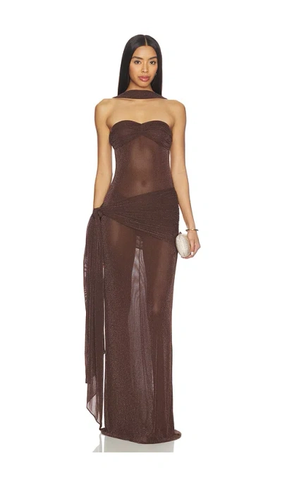 Nbd Smita Gown In Brown
