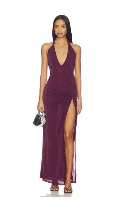 Nbd Smita Maxi Dress In Purple
