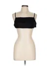 Nbd Tank Top Black Strapless Neckline Tops In Black