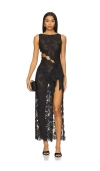 Nbd Veronica Jumpsuit Gown In Black