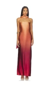 Nbd The Coralena Maxi Dress In Red