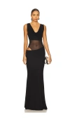 Nbd The Derowen Gown In Black