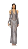 Nbd The Freya Gown In Gunmetal