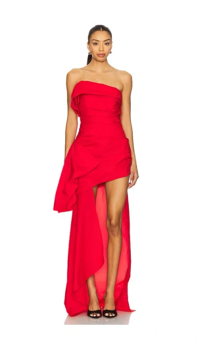 Nbd The Jadis Maxi Dress In Red