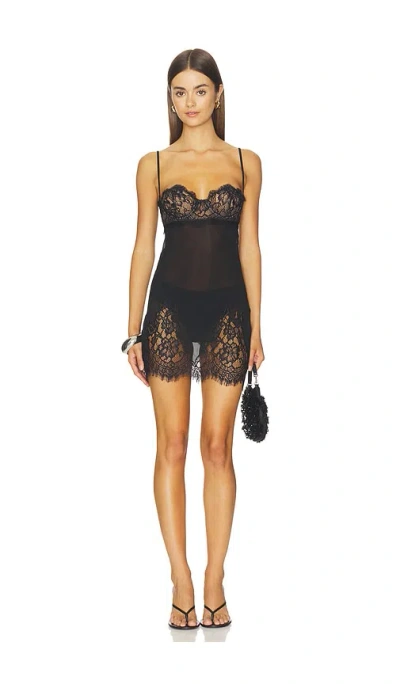 Nbd The Kaycee Mini Dress In Black