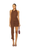 Nbd The Lisha Mini Dress In Brown