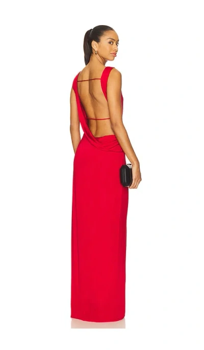 Nbd The Nyssa Gown In Red