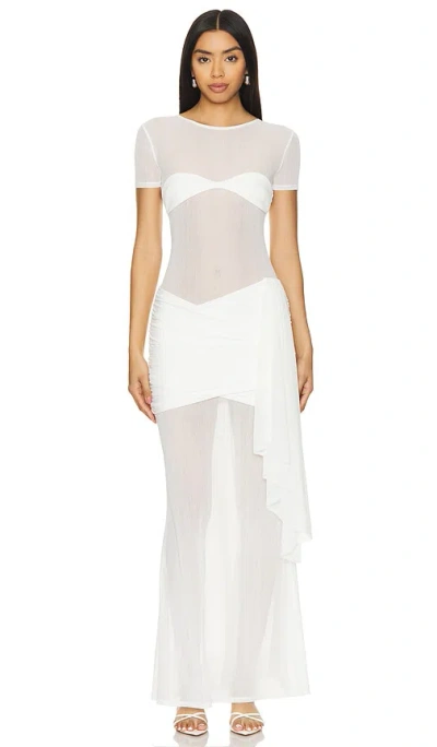 Nbd X Bridget Sera Maxi Dress In White