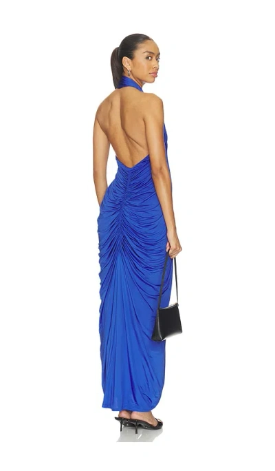 Nbd X Ivana Ramirez Carole Maxi Dress In Blue
