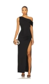 Nbd X Yhasmina Ferrara The Ayla Maxi Dress In Black