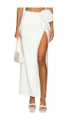 Nbd Yalexi Maxi Skirt In Ivory