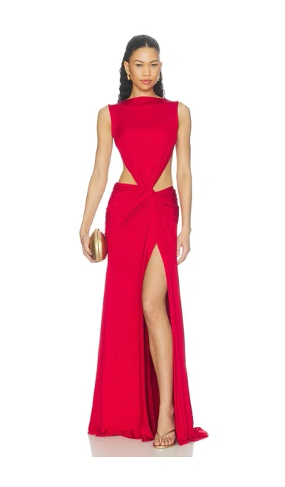 Nbd Zaina Gown In Red