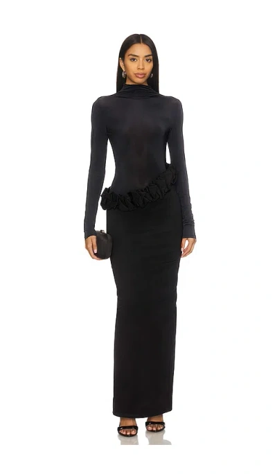 Nbd Zohar Maxi Dress In Black