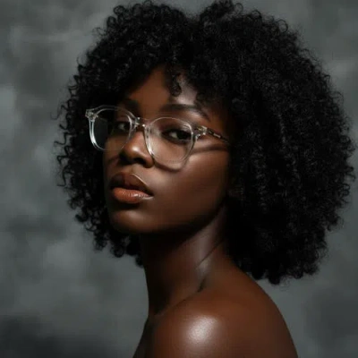 Ncmprbl Clearview 46mm Geometric Eyeglasses In White