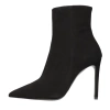 Ncub Mil Black Heeled Ankle Boot In Nero Scuri