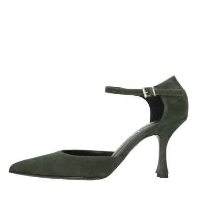Ncub Green Heel Shoes In Verde Blu E Verdi