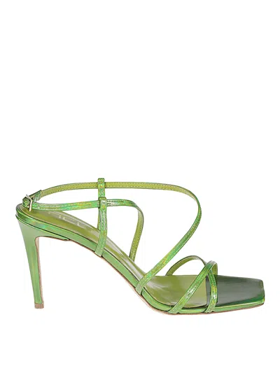 Ncub Heel Sandals In Green