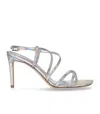 Ncub Woman Sandals Silver Size 7 Leather In Silver