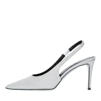Ncub With Heel Silver In Argento Chiari E Naturali