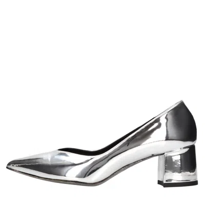 Ncub With Heel Silver In Argento Metallici E Grigi