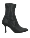 Ncub Woman Ankle Boots Black Size 6 Textile Fibers