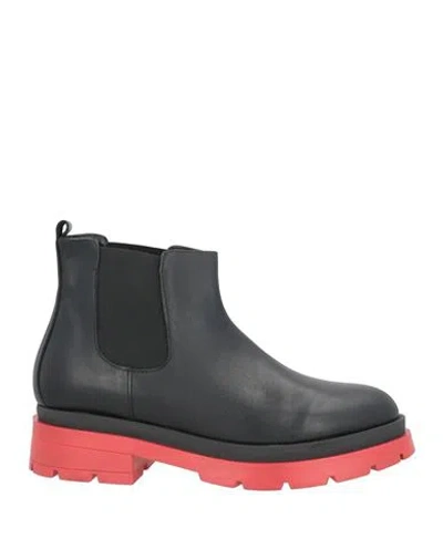 Ncub Woman Ankle Boots Black Size 7 Calfskin