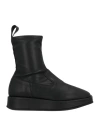 Ncub Woman Ankle Boots Black Size 10 Textile Fibers