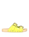 Ncub Woman Mules & Clogs Lime Green Size 8 Soft Leather