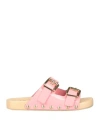 Ncub Woman Mules & Clogs Pink Size 8 Soft Leather In Pink