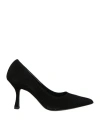 Ncub Woman Pumps Black Size 11 Leather