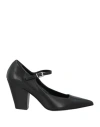 Ncub Woman Pumps Black Size 7 Leather