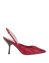 Ncub Woman Pumps Brick Size 11 Calfskin In Red