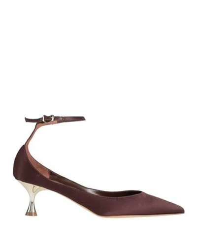 Ncub Woman Pumps Chocolate Brown Size 7 Textile Fibers
