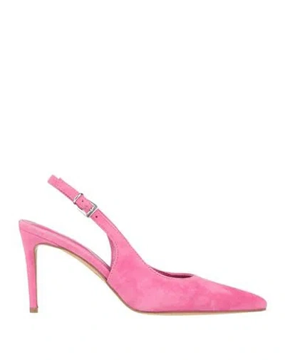 Ncub Woman Pumps Fuchsia Size 6 Leather