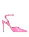 Ncub Woman Pumps Fuchsia Size 7 Textile Fibers In Pink
