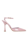 Ncub Woman Pumps Lilac Size 10 Leather In Purple