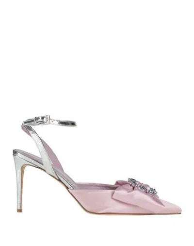 Ncub Woman Pumps Pink Size 10 Textile Fibers
