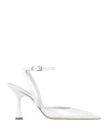Ncub Woman Pumps White Size 9 Leather